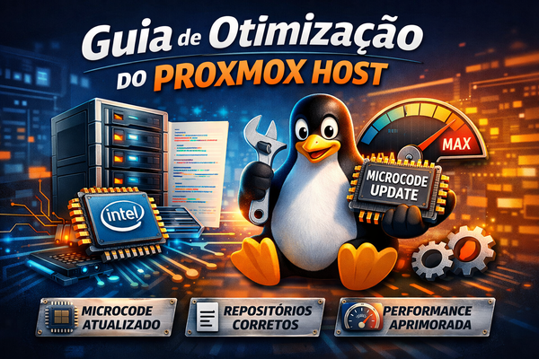 Otimização do host Proxmox VE 8.4 (sem mexer em VMs/LXC): repositórios corretos e microcode Intel